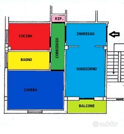 POMEZIA (RM)Via Virgilio App.to a reddito bilocale