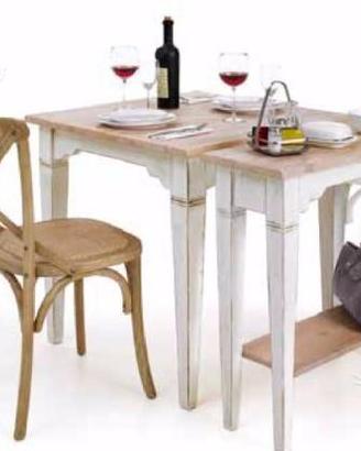 Tavolo e consolle in legno massello