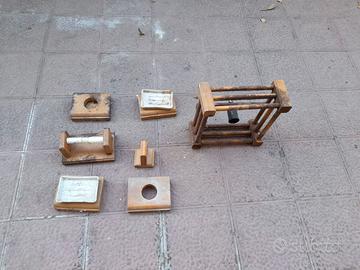 set per bagno completo di lampadario 