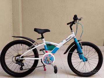 Bicicletta bimbo 20" b-twin con marce 
