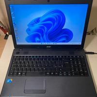 Acer pc portatile intel i5 ram4gb hd500gb win11pro