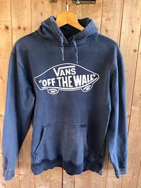 Felpa Vans Off the Wall Navy con Cappuccio Small Abbigliamento e