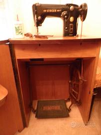 MACCHINA DA CUCIRE VINTAGE SINGER + MOBILE MOD.306