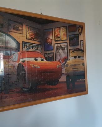 quadro di puzzle cars