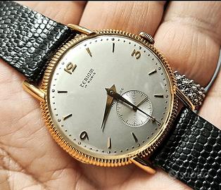 Teriam orologio in oro 18kt oversize Nos