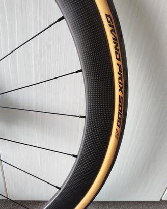 Ruote carbonio Novatec C40 peso 1.300gr hooked