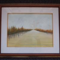 Quadro Casagrande Fiume che scorre