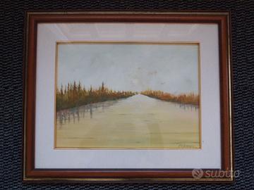 Quadro Casagrande Fiume che scorre