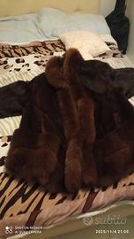 cappotto di pelliccia vero. 