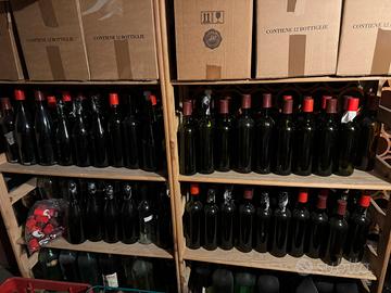 Bottiglie per vino da lavare