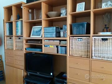 Mobile da parete soggiorno, comò e mensole