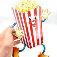 Insegna metallica uomo dei Pop Corn, Netflix