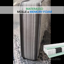Materasso a molle memory foam nuovo
