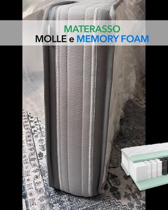 Materasso a molle memory foam nuovo