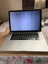 MacBook pro 15 poll. A1286 anno 2009 x ricambi