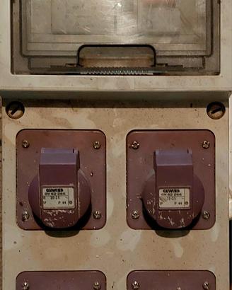 4 Lampade luci cantiere segnalazione ponteggio