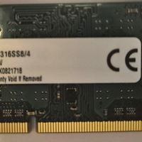 DDR3 1600 MHZ SODIMM 4GB