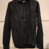 Camicia Uomo Adamus Nera Made in Italy Taglia L