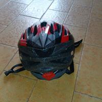 Casco mtb adulto bianco e rosso