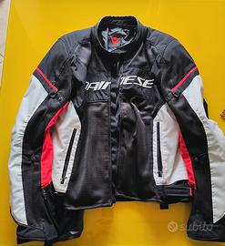 Giacca Dainese Air Frame D1 Nero Bianco Rosso