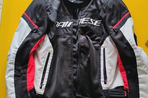 Giacca Dainese Air Frame D1 Nero Bianco Rosso