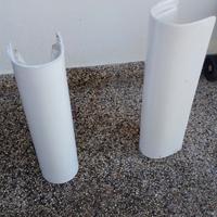 Due colonne ceramica per lavandino, lavabo. 