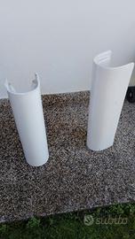 Due colonne ceramica per lavandino, lavabo. 