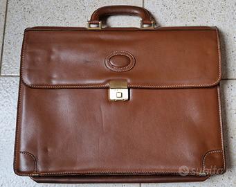 Borsa ventiquattrore in pelle