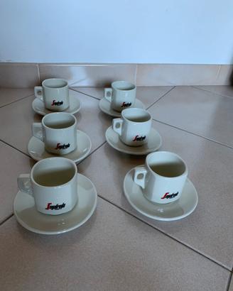 Tazze cappuccino Segafredo Zanetti vintage