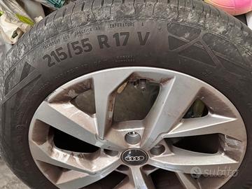 Gomme audi estive 4 con cerchi e 4 senza cerchi,