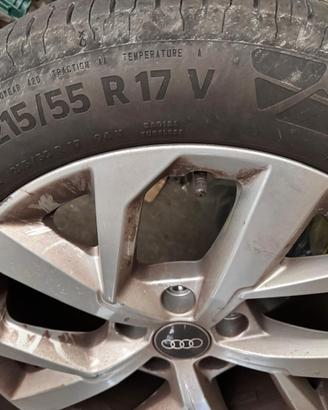 Gomme audi estive 4 con cerchi e 4 senza cerchi,