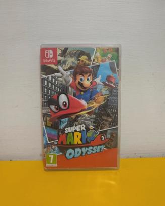super Mario Odyssey nintendo switch 1 2 completo