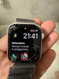 Apple watch 5 45mm gps + cellular vetro rotto