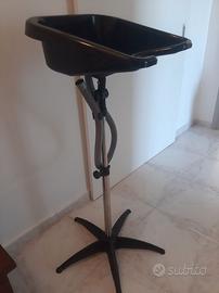 Postazione lavatesta per parrucchieri portatile