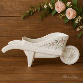 carriola in ceramica 