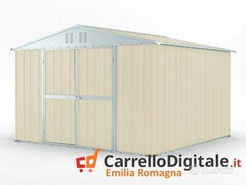 Box struttura lamiera Acciaio 327x307cm avorio