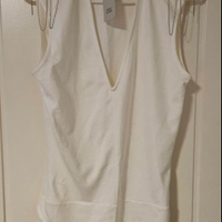 Body bianco River Island con spalle gioiello e det