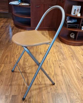 Set 3 sgabelli in legno e metallo. 3+1 gratis