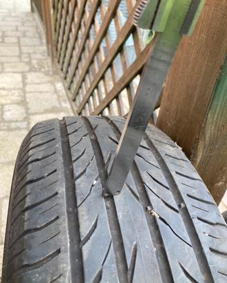 due gomme usate