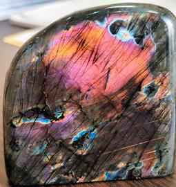 Labradorite Prem. Flash Rosa Viola Gigante 548,8 g