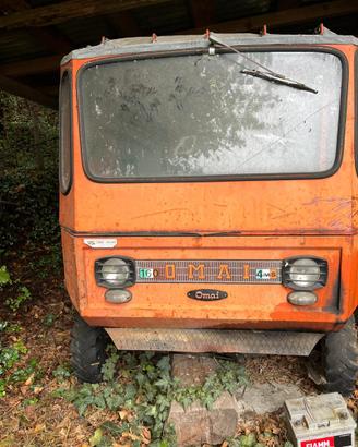 Omai monocilindrico 4x4 con cassone ribaltabile