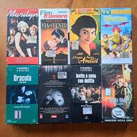 lotto 8 VHS videocassette Film vari  