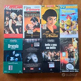 lotto 8 VHS videocassette Film vari  