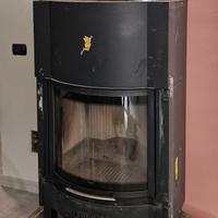 Camino a legna Piazzetta MONOBLOCCO 10KW completo