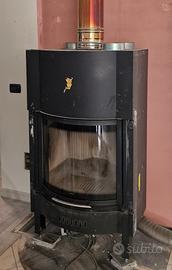 Camino a legna Piazzetta MONOBLOCCO 10KW completo