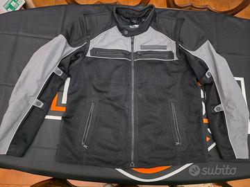 giubbino/gilet harley uomo tg S-XL traforato 