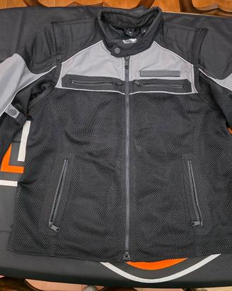 giubbino/gilet harley uomo tg S-XL traforato 
