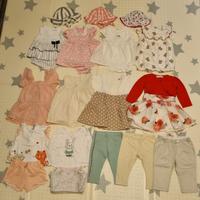 Lotto abbigliamento bimba 9-12 mesi 