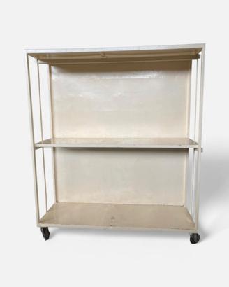 Scaffale con ruote in ferro
