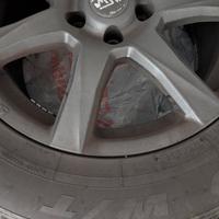 4 cerchi in lega MSW 17 + 4 gomme invernali